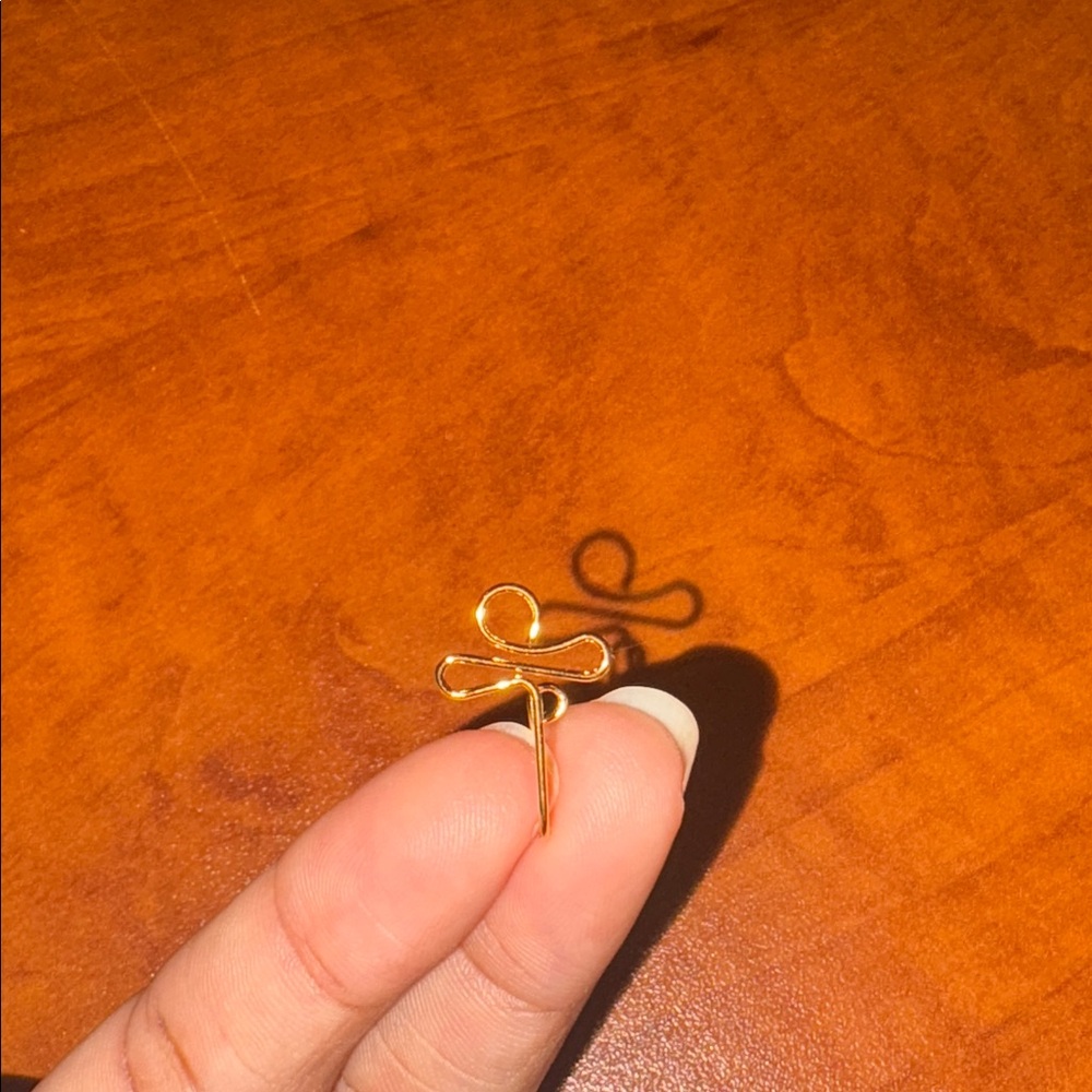 Elegant Gold-Tone Women's Nose Cuff